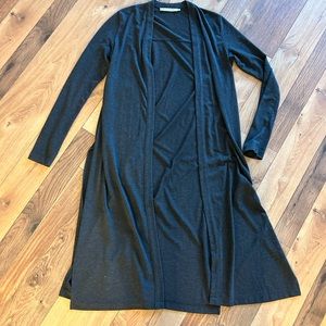 3/$25 Duster cardigan dark grey